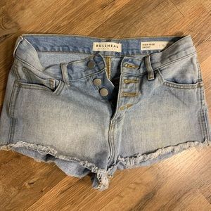 Light Wash Button Up PacSun Shorts
